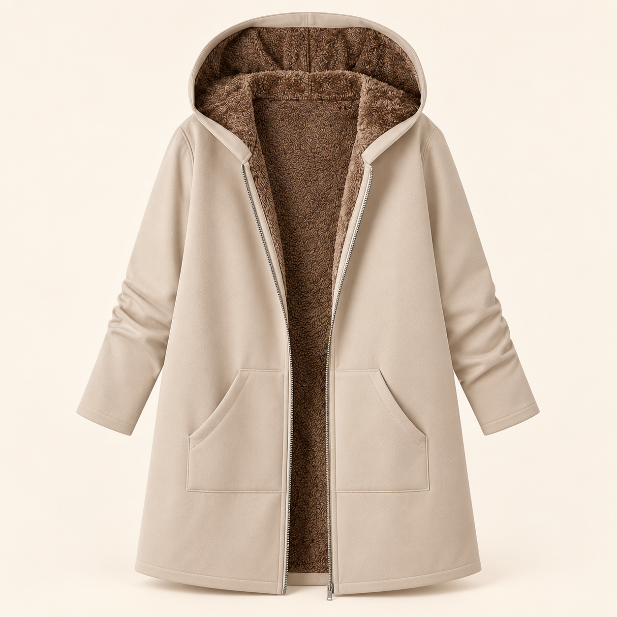 Judith | Plush-Lined Hooded Coat