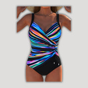 Éloria | Elegant swimsuit with a colourful print