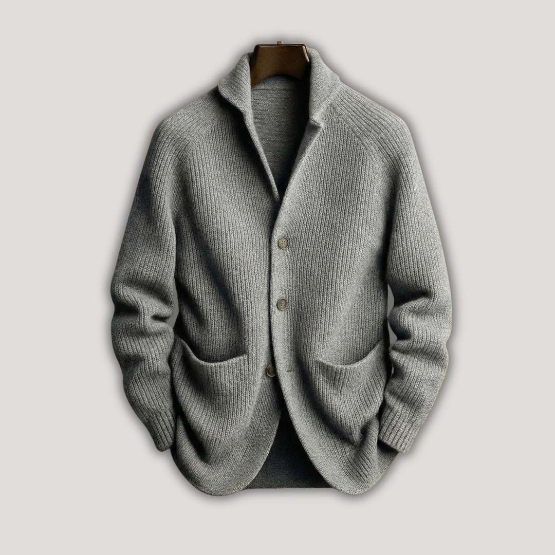 Sil | Cord Cardigan For Men