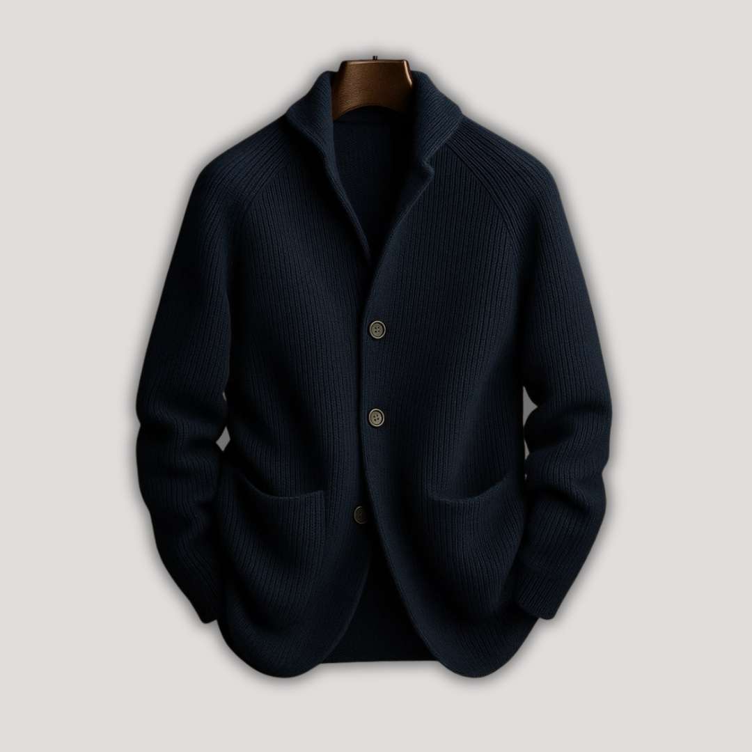 Sil | Cord Cardigan For Men