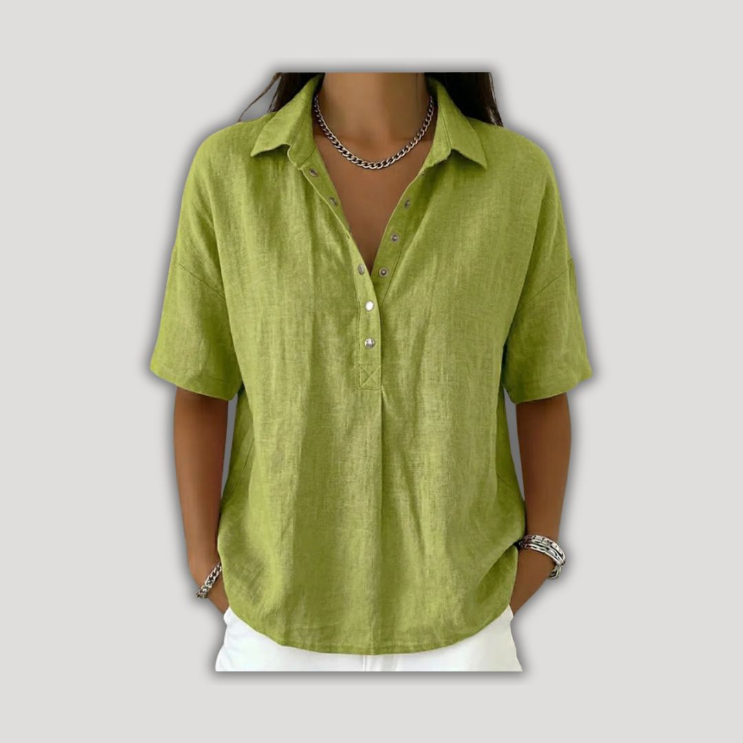 Hélène | Collared Blouse