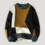 Perry | Knitted Patchwork Sweater