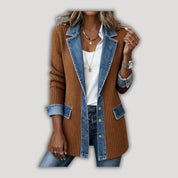 Emilia | Mixed Denim Jacket