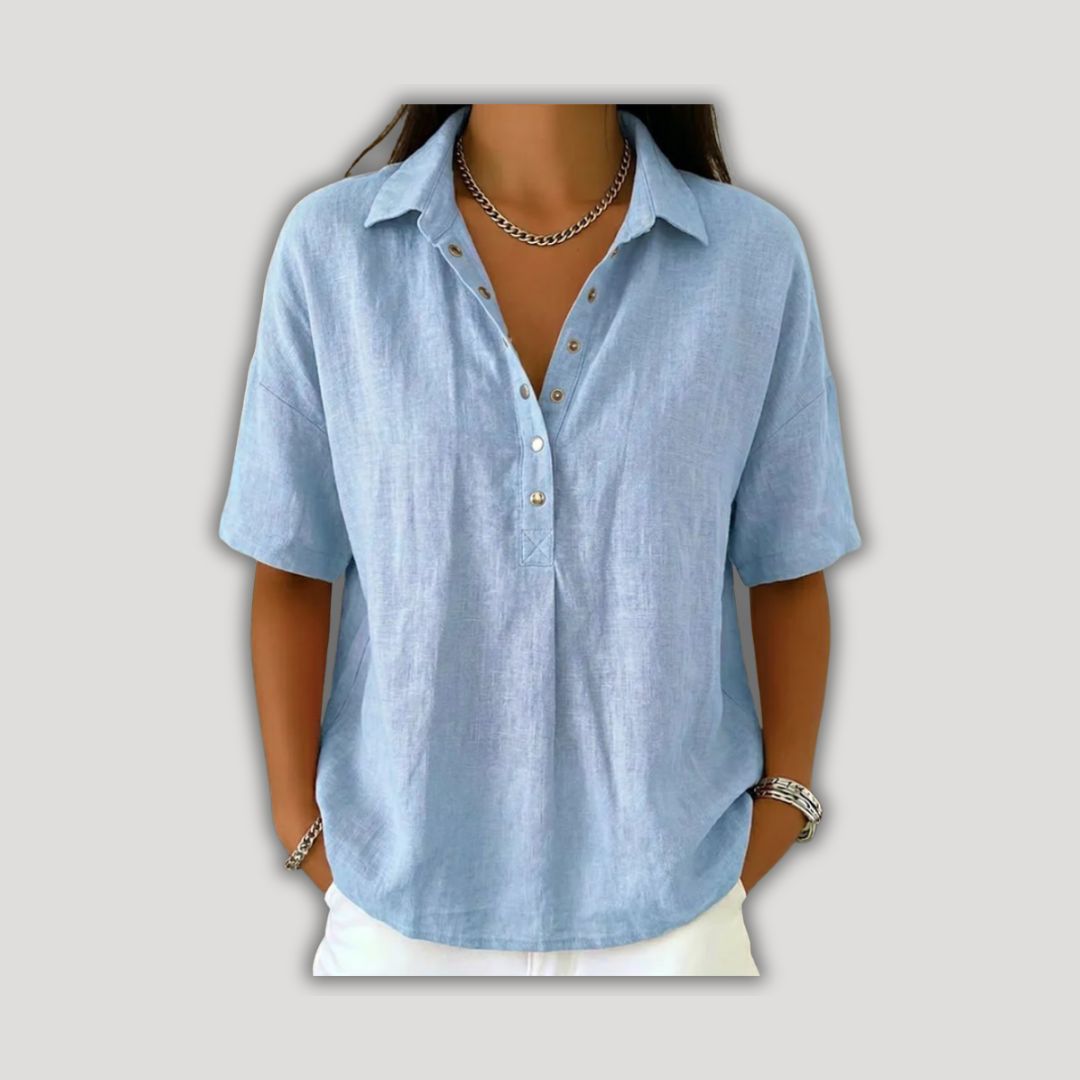 Hélène | Collared Blouse