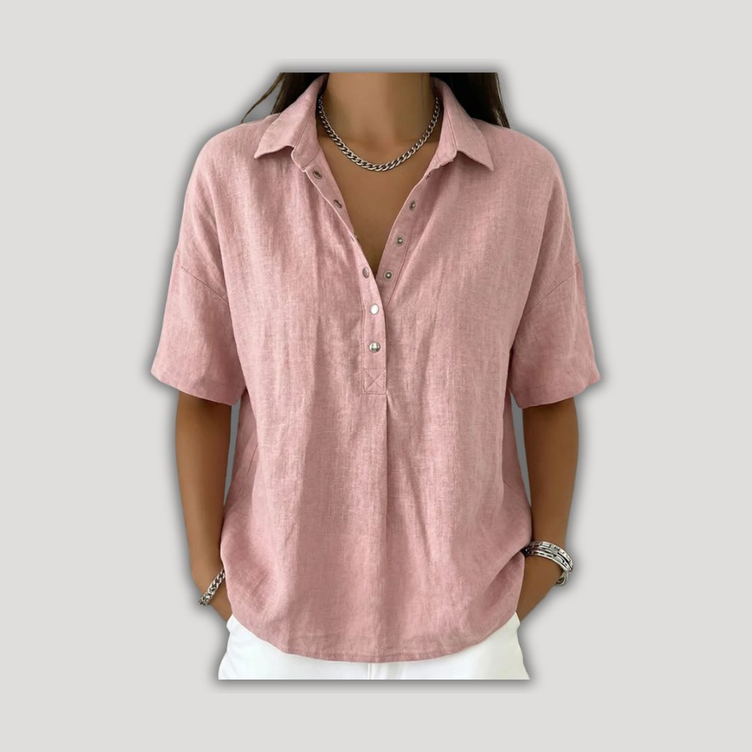 Hélène | Collared Blouse