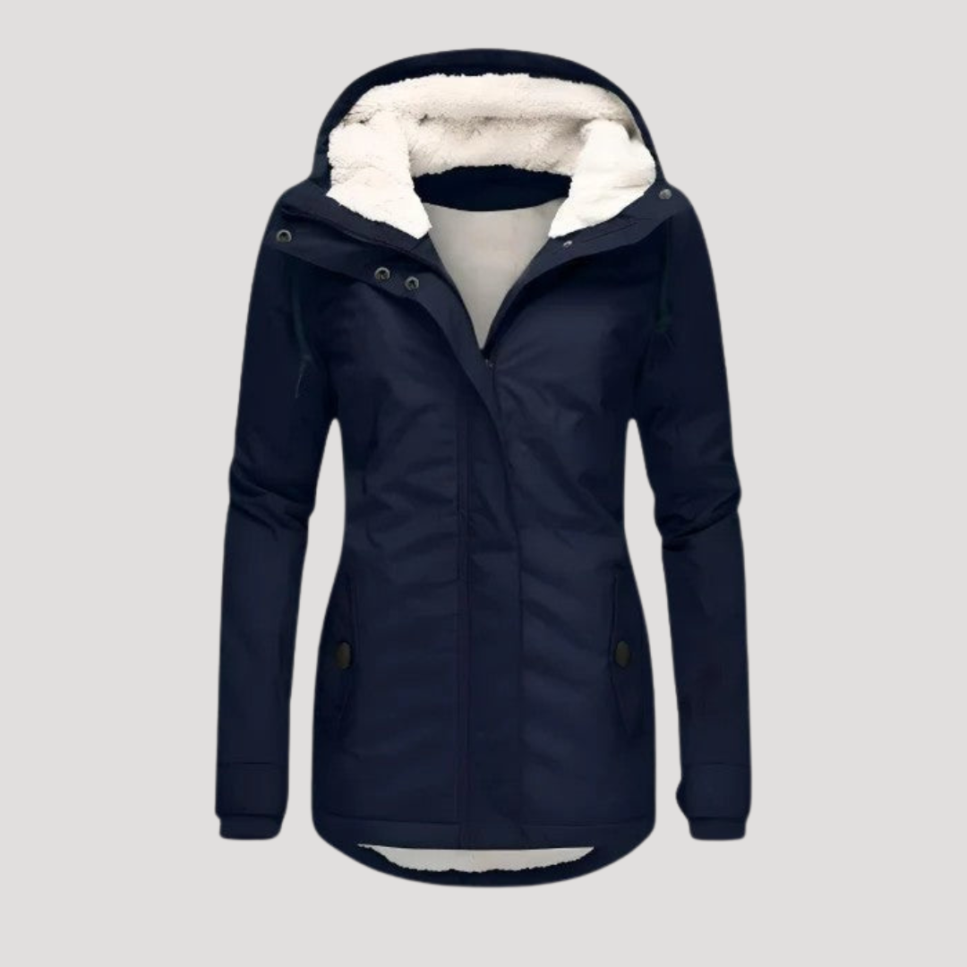 Seravia | Waterproof Winter Jacket with Hood