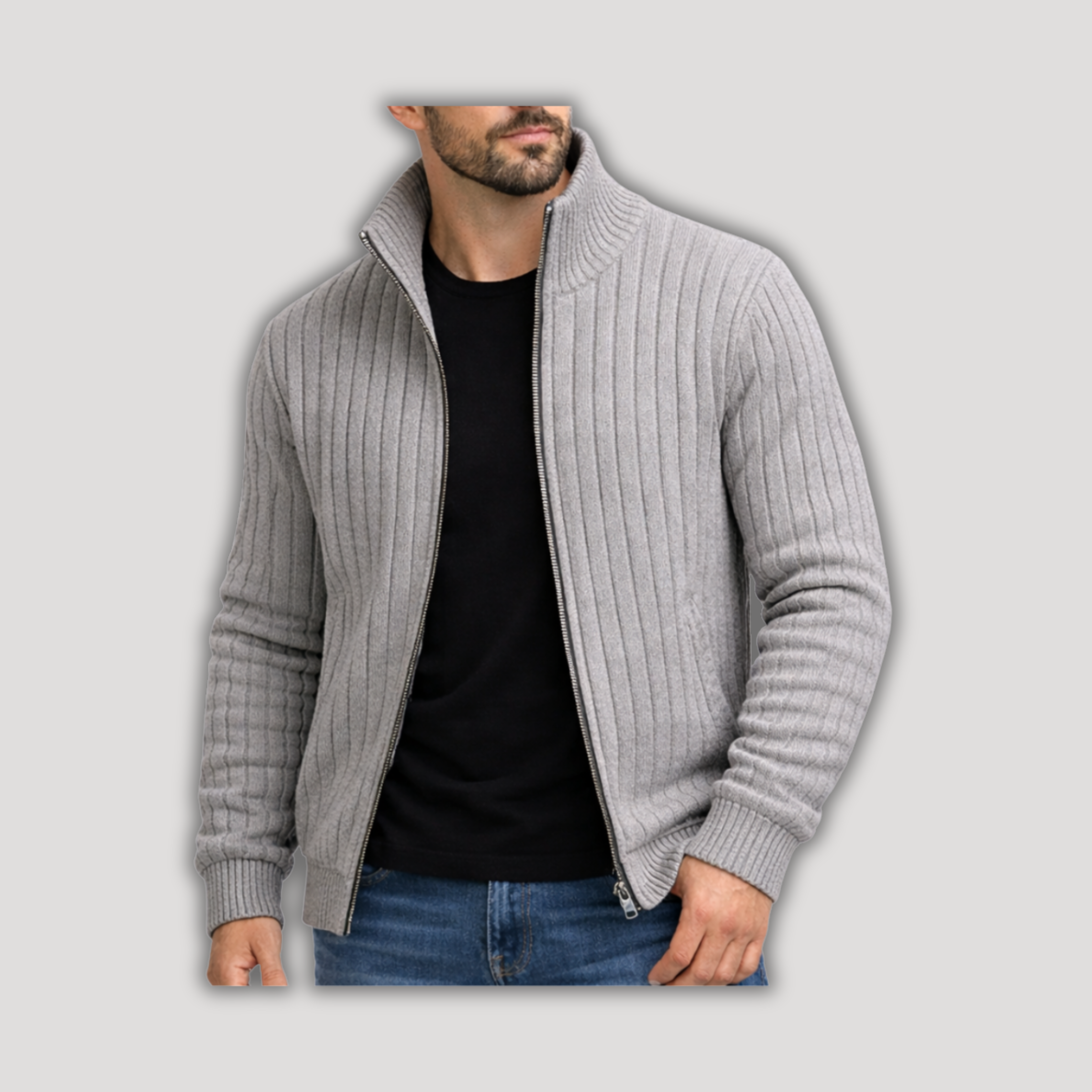 Devin | Classic Elegant Zip Vest