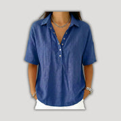 Hélène | Collared Blouse