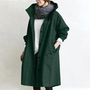 Catherine | Hooded Longline Parka Coat