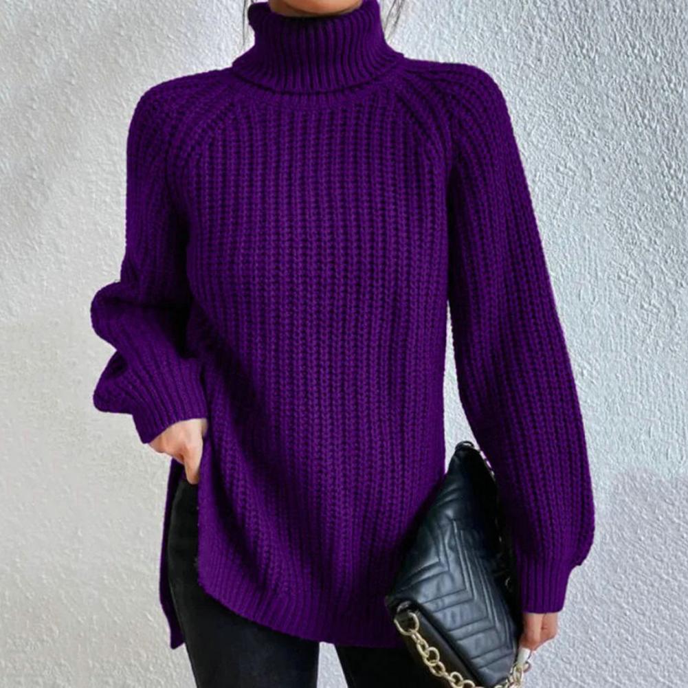 Loren | Jersey elegante de cuello vuelto