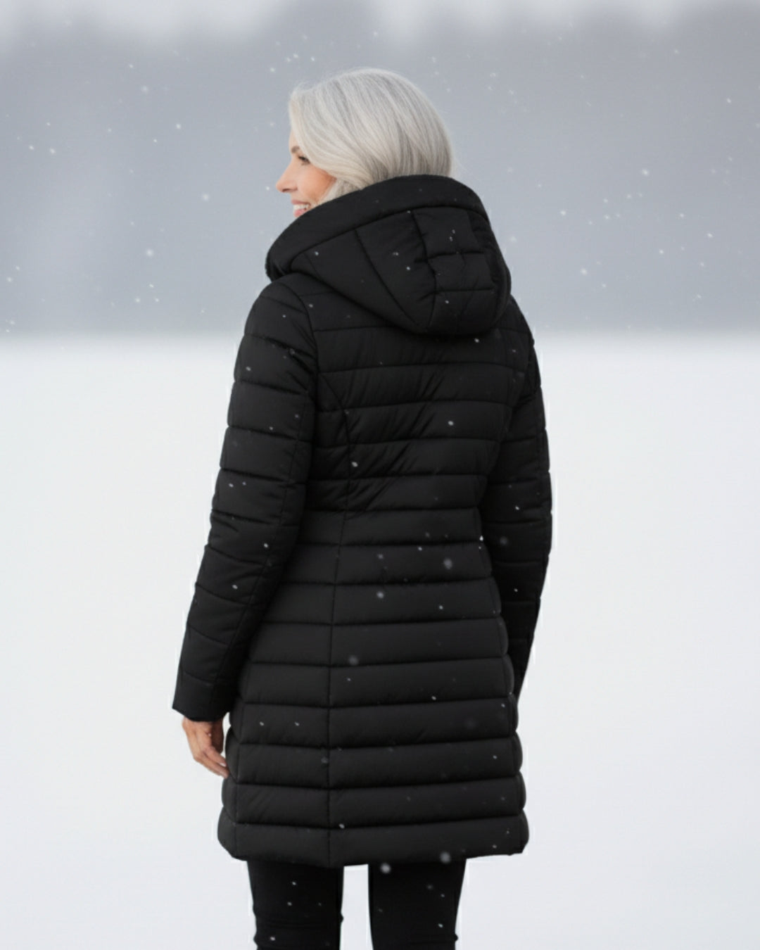 Helen | Fleece-Lined Longline Puffer Coat