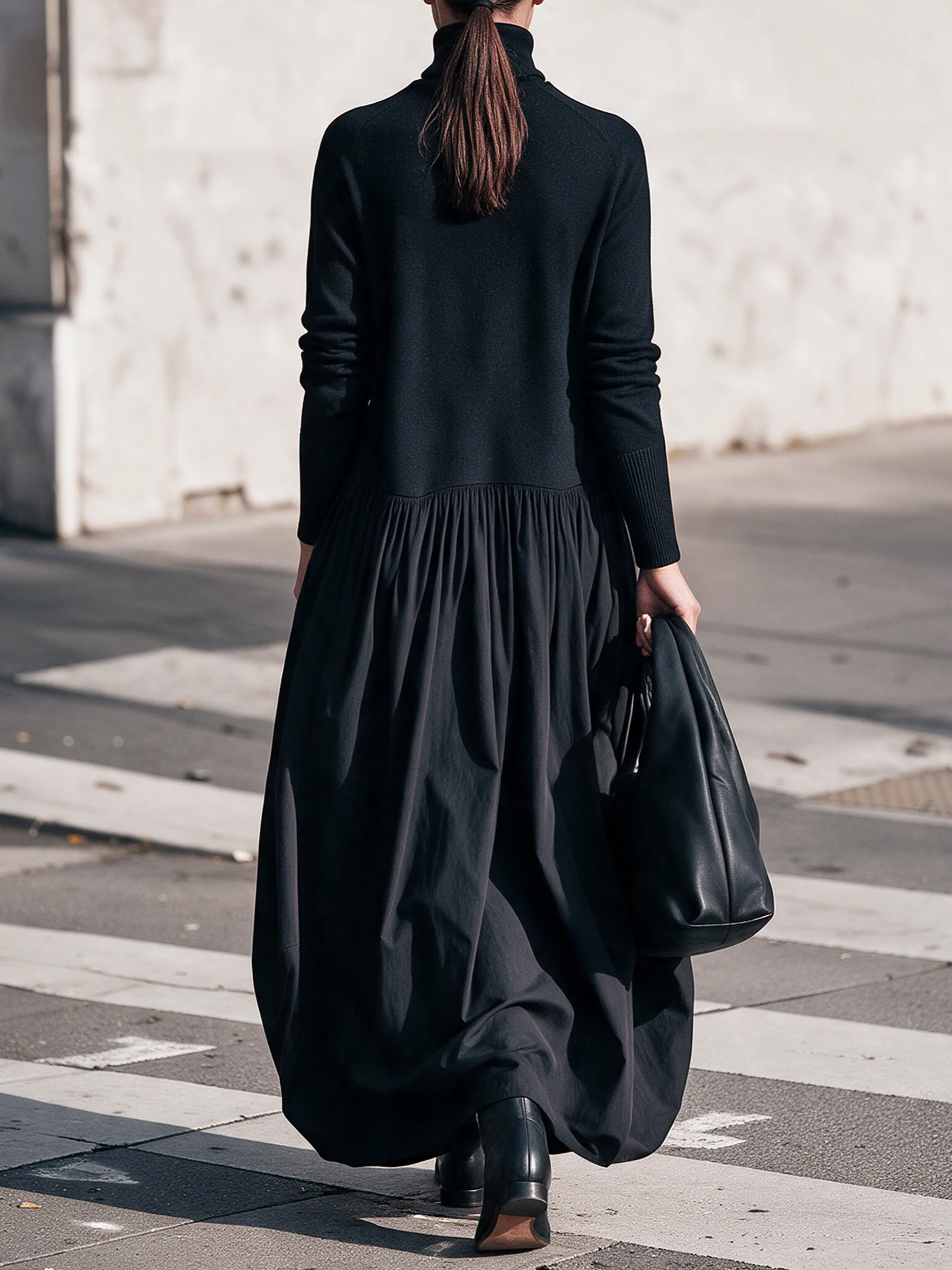 Ingrid | Turtleneck Maxi Dress