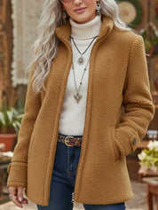 Carissa | Sherpa Fleece Zip Jacket