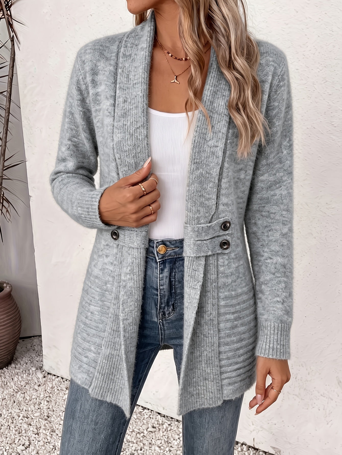 Carol | Tailored Button Cardigan