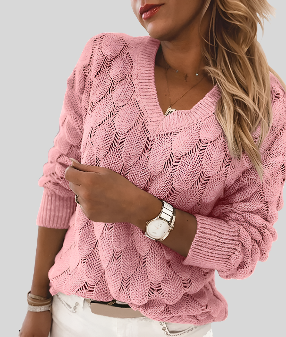 Lumiere | Casual v-neck jumper