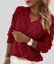 Lumiere | Casual v-neck jumper