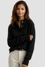 Sofia | Collared Button Cardigan
