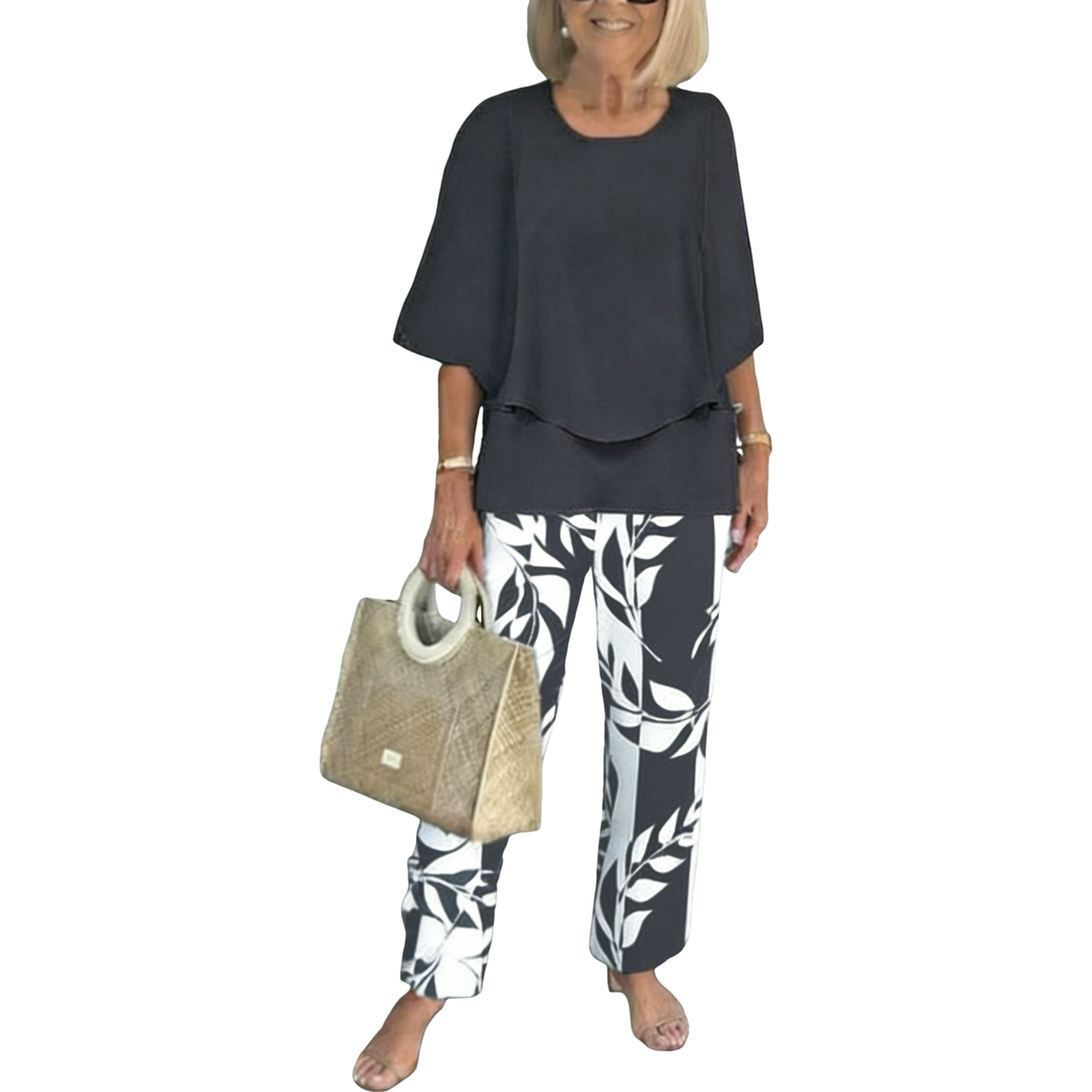 Evelyn | Sophisticated Botanical Print Co-Ord Set