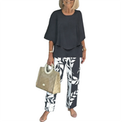 Evelyn | Sophisticated Botanical Print Co-Ord Set
