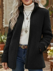 Carissa | Sherpa Fleece Zip Jacket