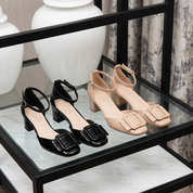 Rosalie Buckle Strap Heels