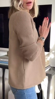 Sasha | Double-Breasted Knit Blazer