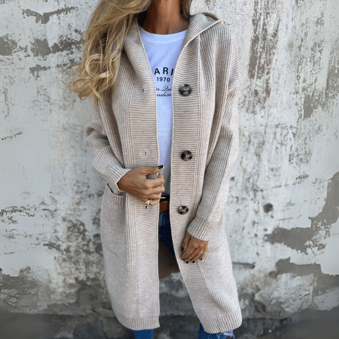 Lorène | Elegant long cardigan