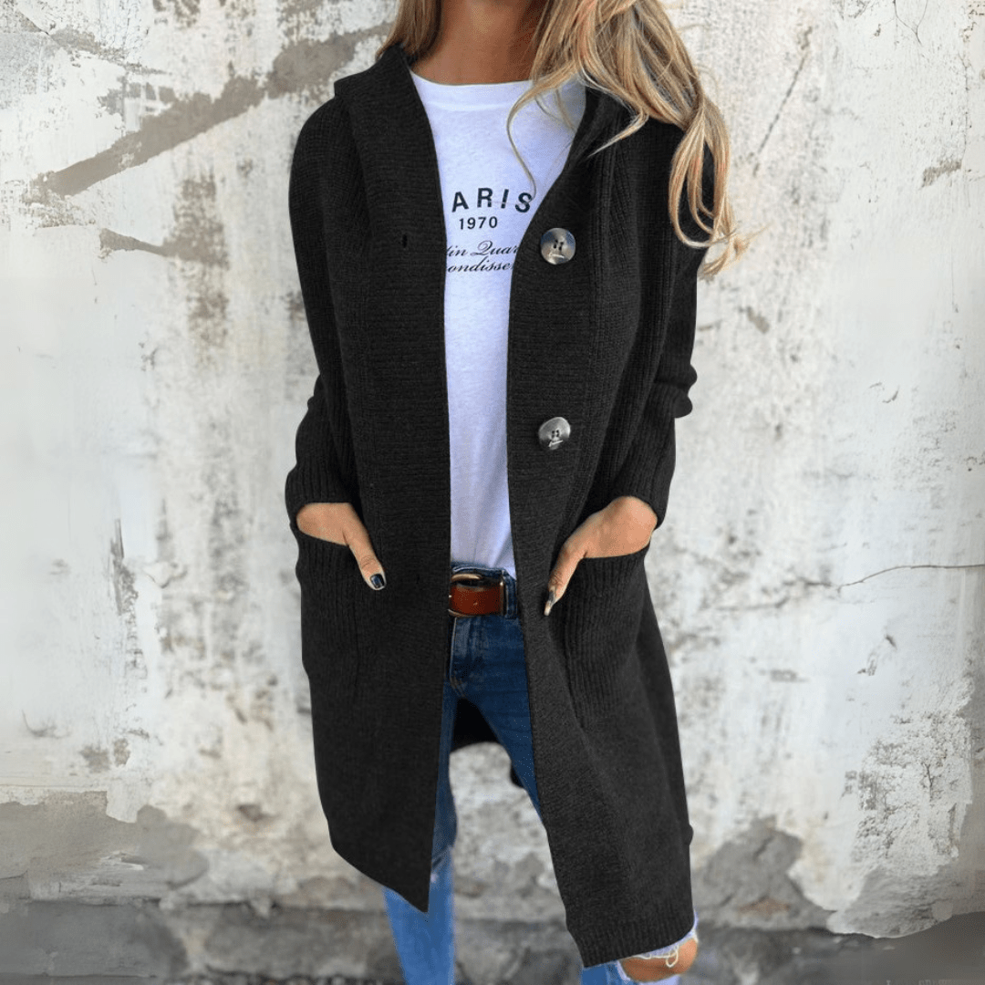 Lorène | Elegant long cardigan