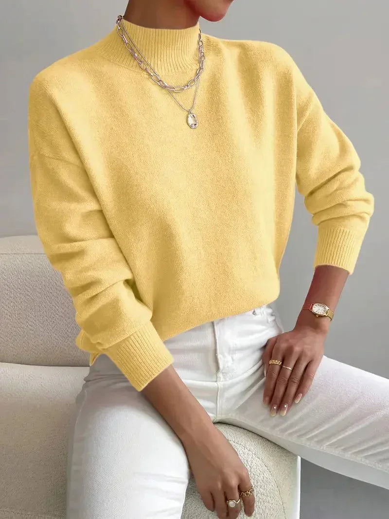 Christine | Soft Mock Neck Jumper