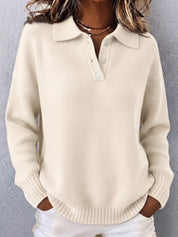 Marvelle | Relaxed Polo-Collar Jumper