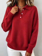 Marvelle | Relaxed Polo-Collar Jumper