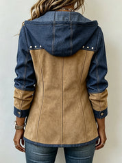 Gwen | Textured Hooded Jacket