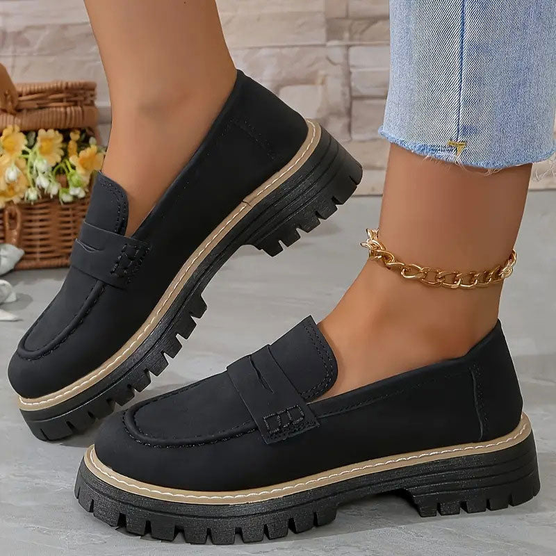 Sophia | Stylish loafers rugged sole
