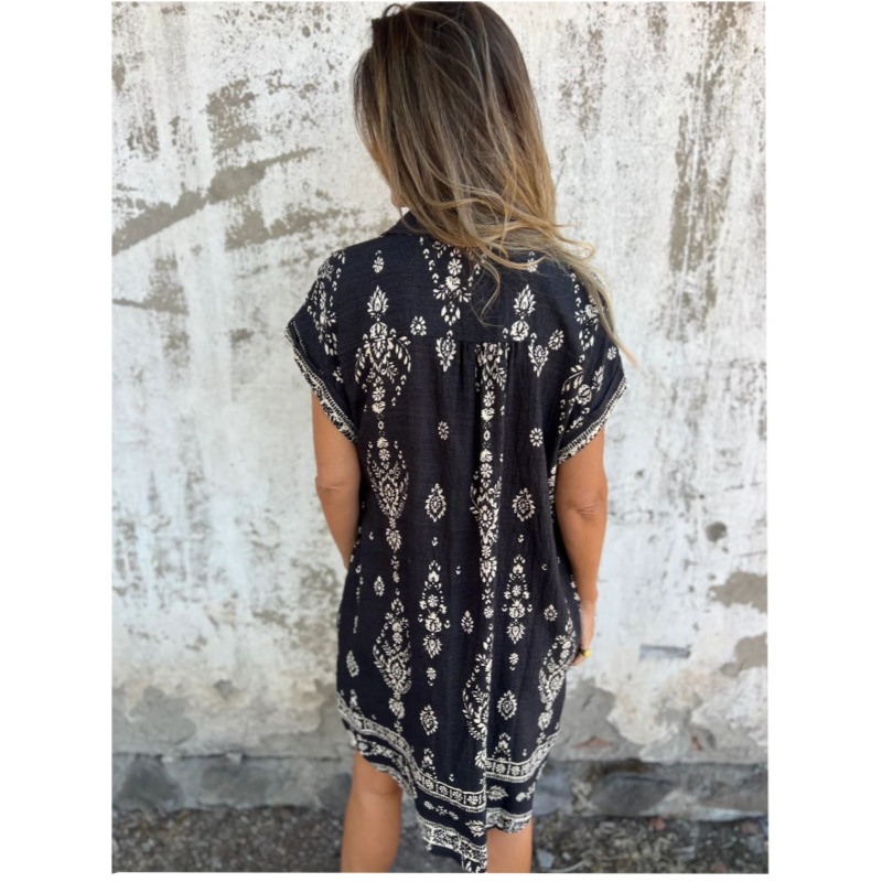 Emmeline | Printed Casual Pocket Dress
