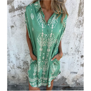 Emmeline | Printed Casual Pocket Dress